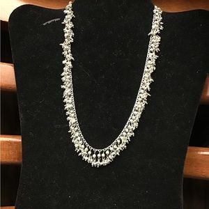 NWOT Beautiful and Stylish Very detailed Silver sparkle Necklace